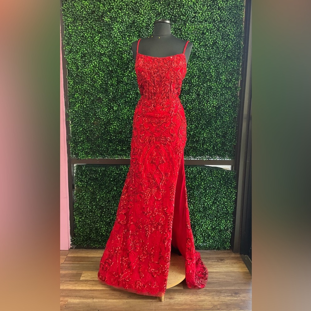 Mori Lee Red Prom Dress